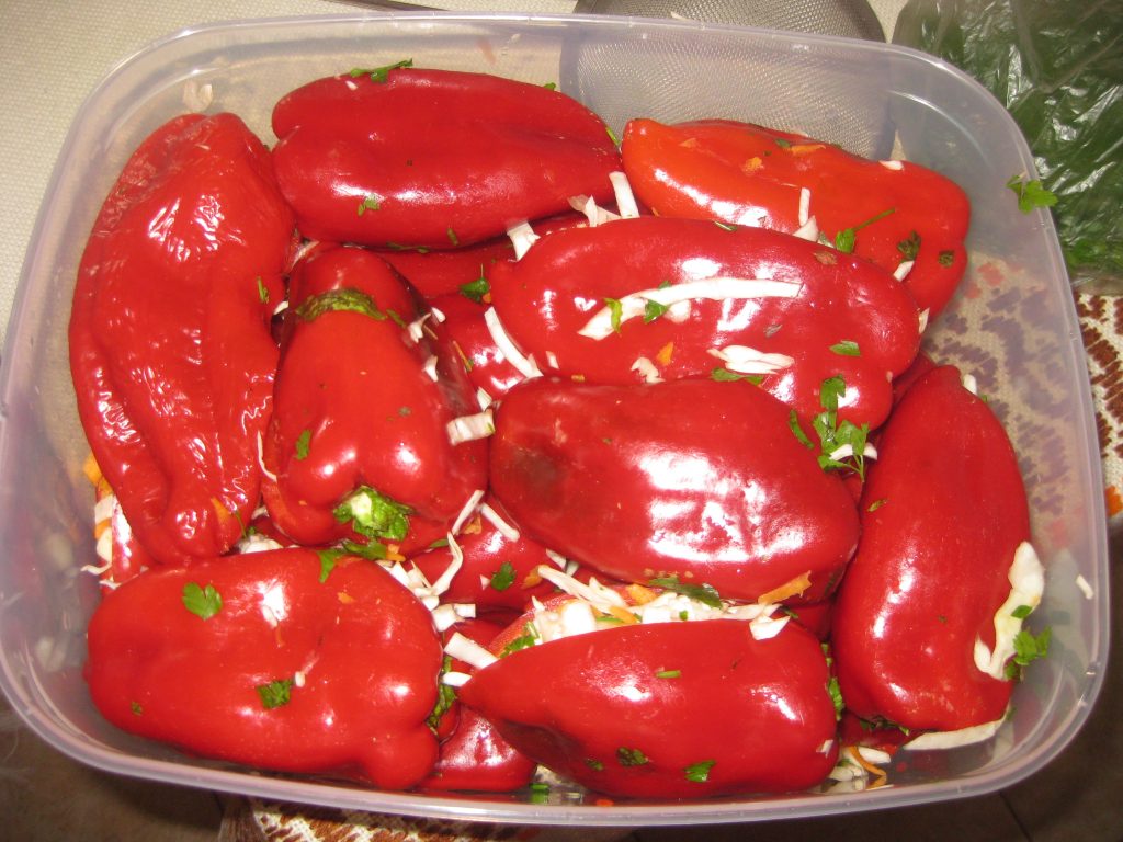 Κόκκινες πιπεριές τουρσί - 7