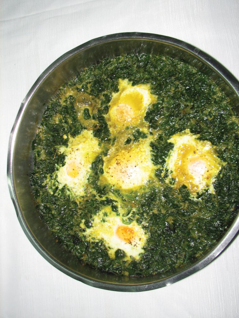 τσόνινο - σουφλέ με σπανάκι και αυγά - 1