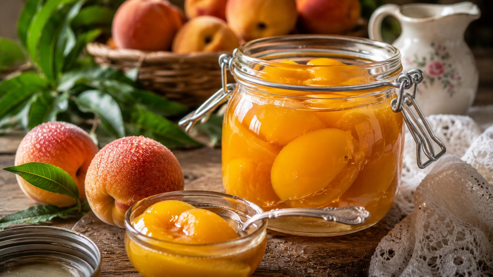 🍑 Κομπόστα Ροδάκινο: Η Φλούδα Κρύβει τον Θησαυρό
